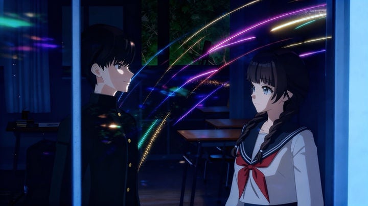 CineV AI 3D animation sample - anime characters with dynamic lighting