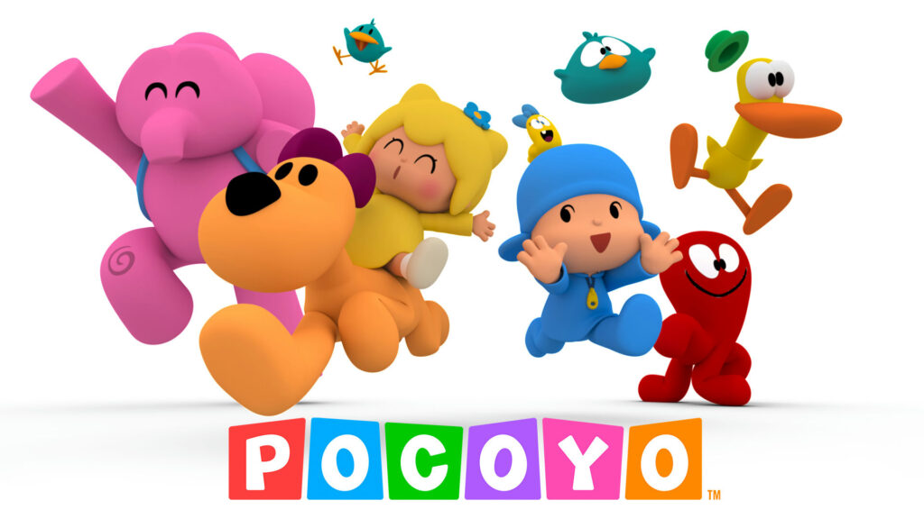 Pocoyo Season 5 new episode still from Animaj AI-assisted animation production 2024